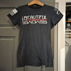Grunt Style Black 'Beautiful Badass' Tee